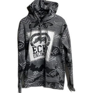 ECKO Unlimited Unltd Mens L Dragon Stone Hooded Pullover Sweatshirt Hoodie